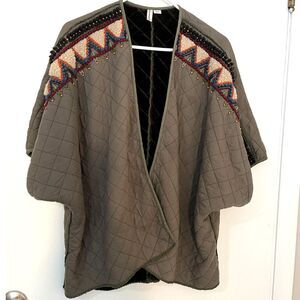 Anthropologie Blank London Kimono Women's Cape One Size